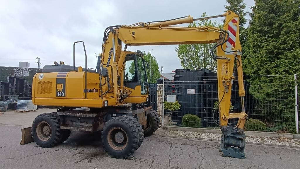 Hjulgraver Komatsu PW 140 Mobilbagger Powertilt Schnellwechsler MS 10: bilde 27