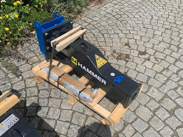 Hammer HM100 Hydraulikhammer mit Lehnhoff MS01 Aufnahme - Hydraulisk hammer: bilde 2 Hammer HM100 Hydraulikhammer mit Lehnhoff MS01 Aufnahme - Hydraulisk hammer: bilde 2