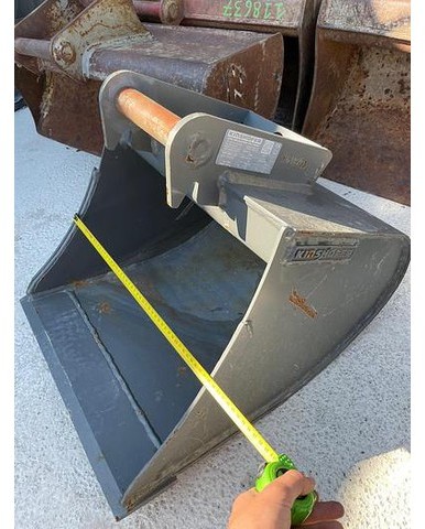 Kinshofer 50 cm Tieflöffel mit Lehnhoff MS01 Aufnahme - Gravemaskinskuffe: bilde 1 Kinshofer 50 cm Tieflöffel mit Lehnhoff MS01 Aufnahme - Gravemaskinskuffe: bilde 1