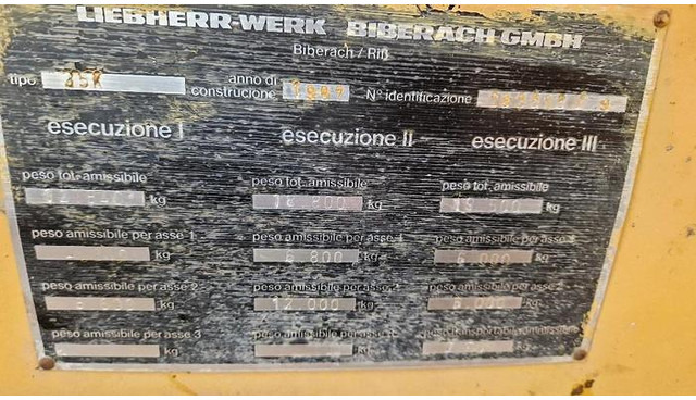 Selvreisende kran Liebherr 35K Schnellbaukran: bilde 13
