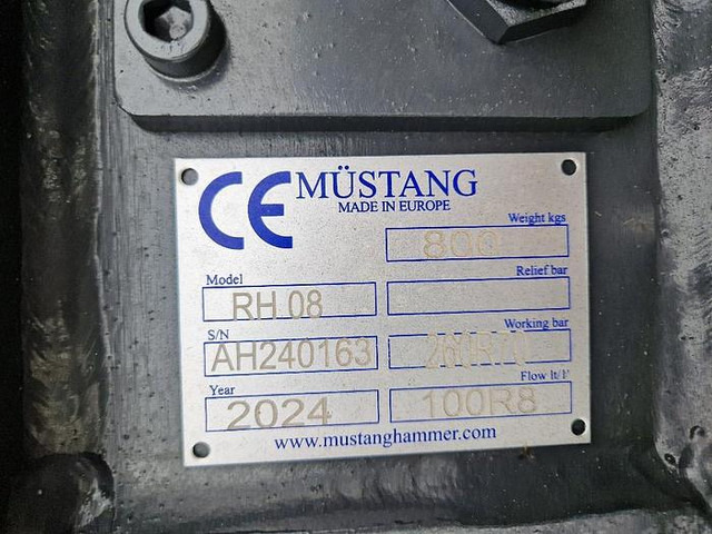Mustang RH08 Abbruch-Pulverisierer - Hydraulisk hammer: bilde 3 Mustang RH08 Abbruch-Pulverisierer - Hydraulisk hammer: bilde 3