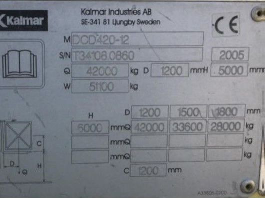 Kalmar DCD420-12 - Dieseltruck: bilde 4 Kalmar DCD420-12 - Dieseltruck: bilde 4