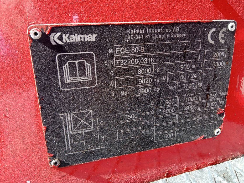 Kalmar ECE80-9 - El-truck: bilde 5 Kalmar ECE80-9 - El-truck: bilde 5