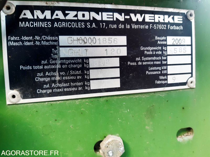 AMAZONE pour pièces - Hageutstyr: bilde 2 AMAZONE pour pièces - Hageutstyr: bilde 2
