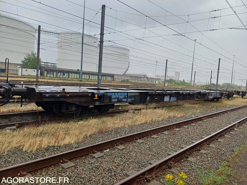 Wagon plat intermodal type Sggnss – modèle 6432B0-4, 72 pieds - 2003 (ref 1207) - Annet utstyr: bilde 1 Wagon plat intermodal type Sggnss – modèle 6432B0-4, 72 pieds - 2003 (ref 1207) - Annet utstyr: bilde 1