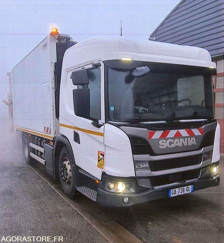 BOM SCANIA L340 71926 kms 2021 GNV - Søppelbil: bilde 2 BOM SCANIA L340 71926 kms 2021 GNV - Søppelbil: bilde 2