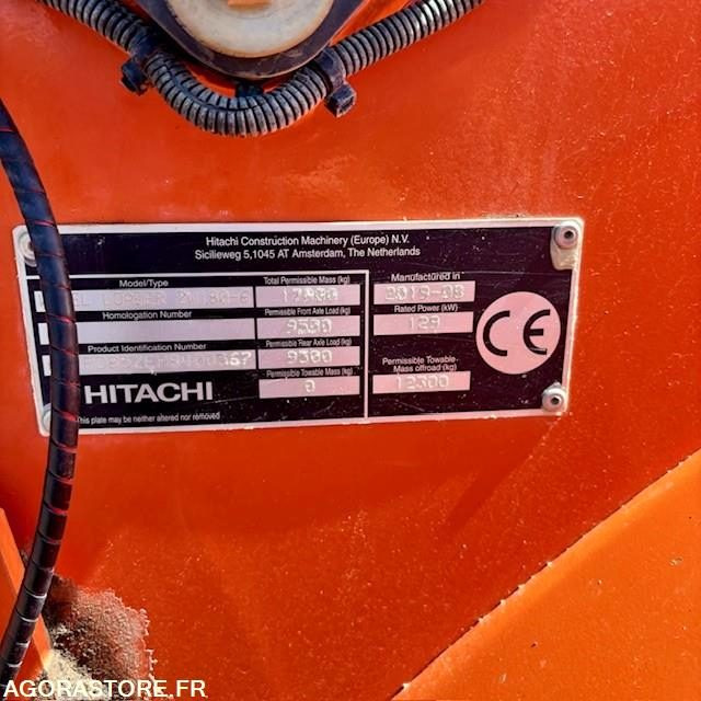 CHARGEUR HITACHI ZW180-6 2019 9270 HEURES - Laster: bilde 5 CHARGEUR HITACHI ZW180-6 2019 9270 HEURES - Laster: bilde 5