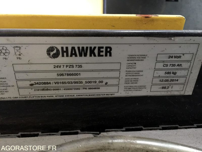 Chariot frontal 3 roues 2014 - Hyster A1.3 XNT - El-truck: bilde 4 Chariot frontal 3 roues 2014 - Hyster A1.3 XNT - El-truck: bilde 4