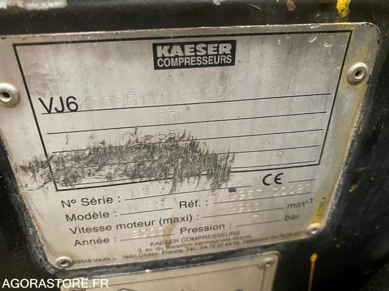 Compresseur KAESER M25 2008 TBE - Luftkompressor: bilde 2 Compresseur KAESER M25 2008 TBE - Luftkompressor: bilde 2
