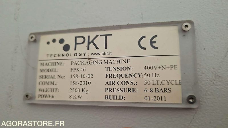 ENSACHEUSE PKT TECHNOLOGY - 2011 - Pakkemaskin: bilde 5 ENSACHEUSE PKT TECHNOLOGY - 2011 - Pakkemaskin: bilde 5
