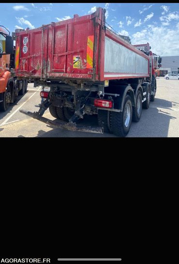 PORTEUR DAF 8X4 BIBENNE GRUE - 2017 - 198000 Kms - Lastebil: bilde 2 PORTEUR DAF 8X4 BIBENNE GRUE - 2017 - 198000 Kms - Lastebil: bilde 2