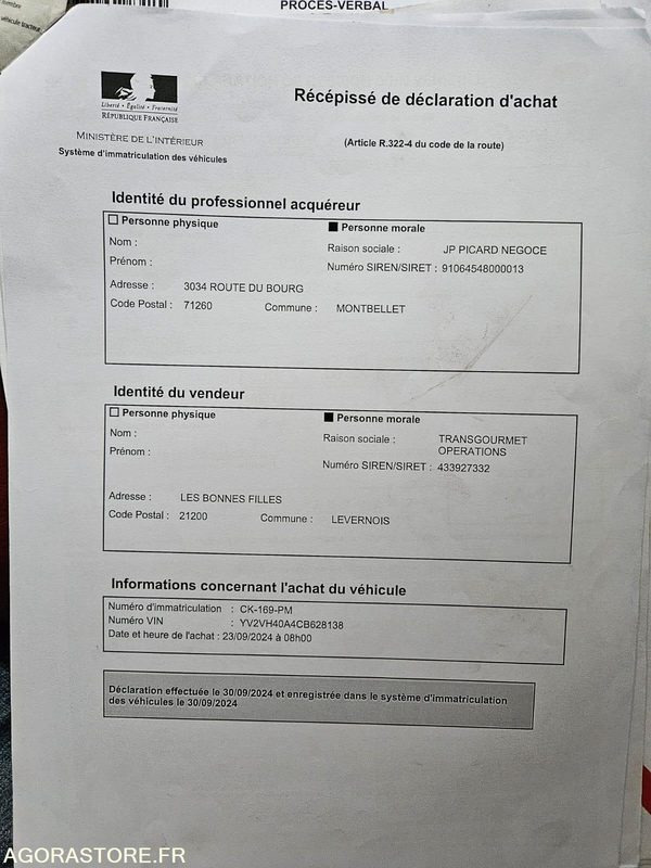 Porteur Volvo frigo - Lastebil: bilde 5 Porteur Volvo frigo - Lastebil: bilde 5