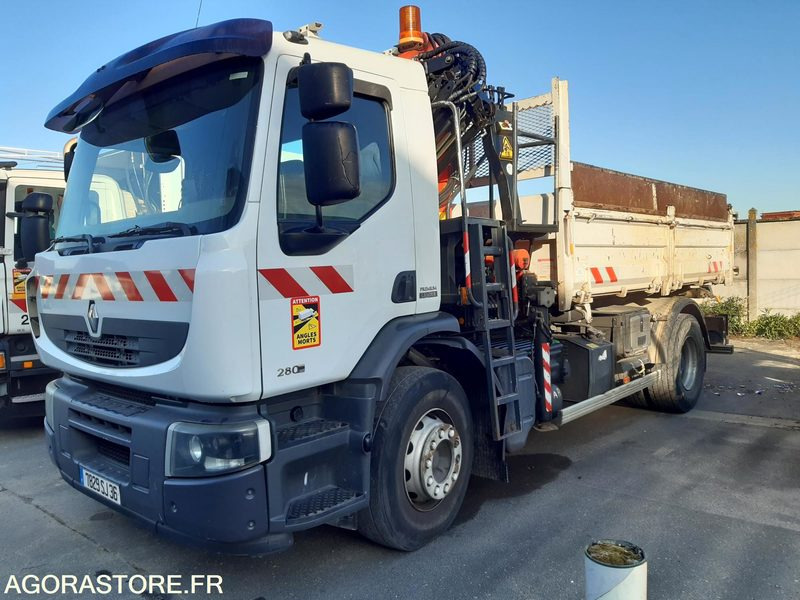 Renault Premium 280 DXi équipé Grue et Tribenne - Lastebil: bilde 2 Renault Premium 280 DXi équipé Grue et Tribenne - Lastebil: bilde 2