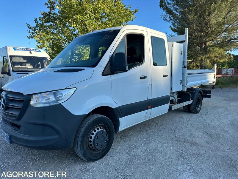MERCEDES SPRINTER BENNE DOUBLE CABINE 514 CDI 2021 53000 KMS - Varebil med tipp: bilde 1 MERCEDES SPRINTER BENNE DOUBLE CABINE 514 CDI 2021 53000 KMS - Varebil med tipp: bilde 1