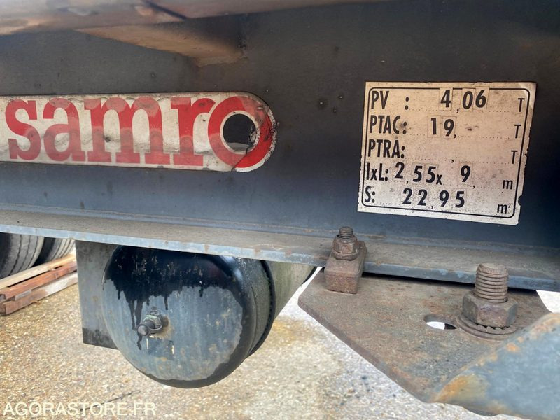 REMORQUE SAMRO PORTE CAISSON - Semitrailer: bilde 3 REMORQUE SAMRO PORTE CAISSON - Semitrailer: bilde 3