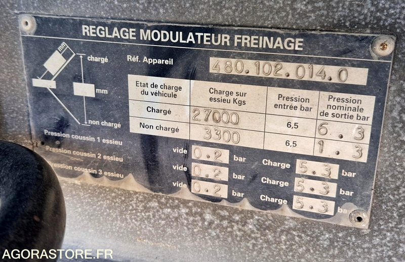 Remorque 3 essieux SAMRO - Semitrailer: bilde 3 Remorque 3 essieux SAMRO - Semitrailer: bilde 3