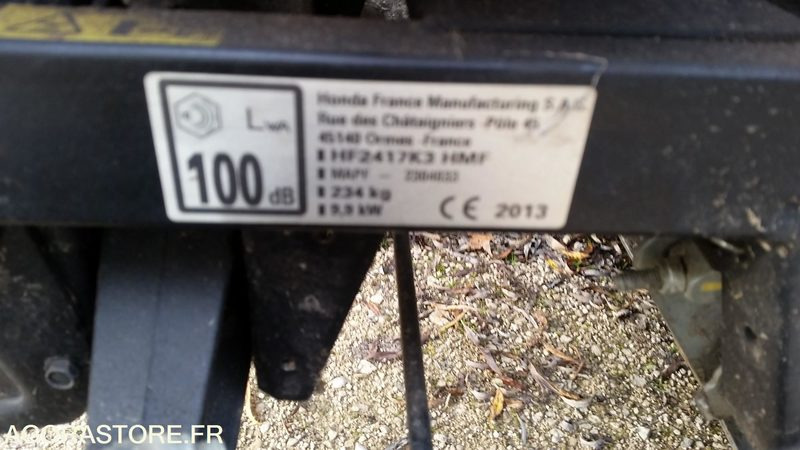 TONDEUSE AUTOPORTEE HONDA F2417 - Gressklipper: bilde 5 TONDEUSE AUTOPORTEE HONDA F2417 - Gressklipper: bilde 5