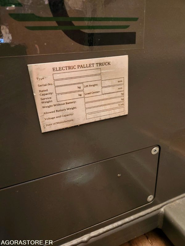 Transpalette électrique 1500kg - neuf - Lavtløftende truck: bilde 2 Transpalette électrique 1500kg - neuf - Lavtløftende truck: bilde 2