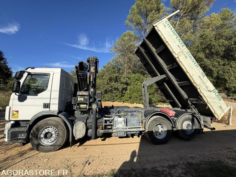 VOLVO 6x2 GRUE HIAB 244-E6 JIB 45X-3 - 2009 - 88 000km - Tippbil: bilde 4 VOLVO 6x2 GRUE HIAB 244-E6 JIB 45X-3 - 2009 - 88 000km - Tippbil: bilde 4