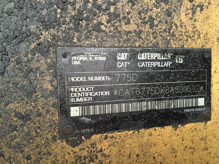 CAT 775 D - Tipptruck: bilde 4 CAT 775 D - Tipptruck: bilde 4