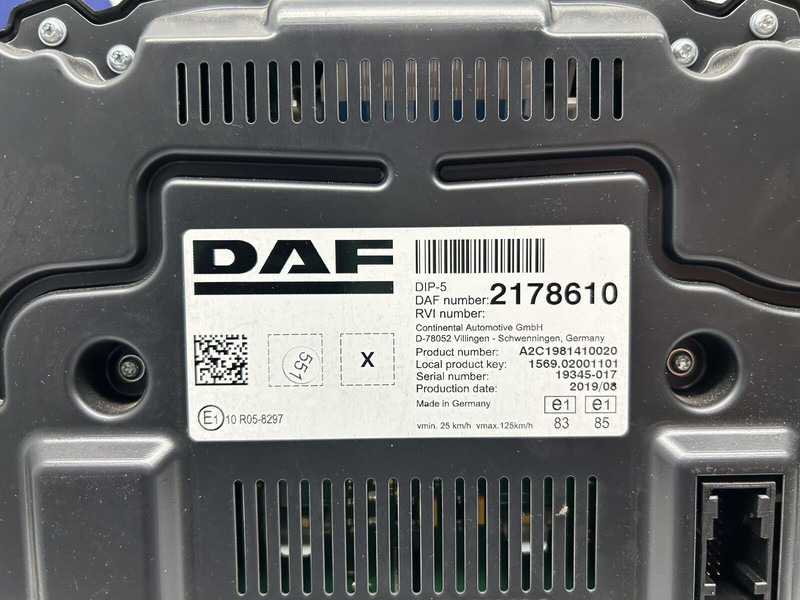 DAF instrument cluster UK version - Instrumentpanel for Lastebil: bilde 4 DAF instrument cluster UK version - Instrumentpanel for Lastebil: bilde 4