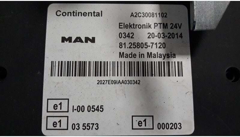 MAN TGX - Styreenhet for Lastebil: bilde 4 MAN TGX - Styreenhet for Lastebil: bilde 4