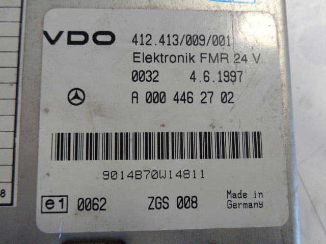Mercedes-Benz VDO Elektronik FMR,FR 0004462302, 0004462702, 00044638, 00044646 - Styreenhet for Lastebil: bilde 5 Mercedes-Benz VDO Elektronik FMR,FR 0004462302, 0004462702, 00044638, 00044646 - Styreenhet for Lastebil: bilde 5