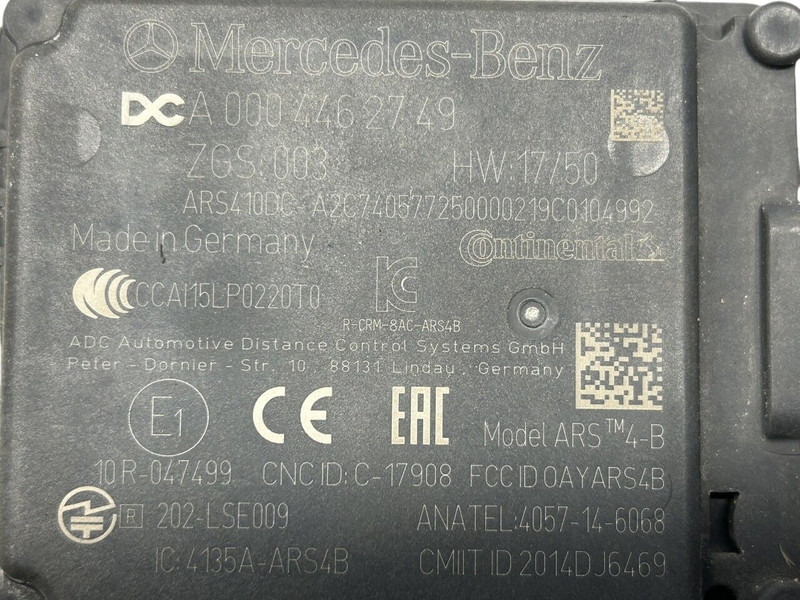 Mercedes-Benz distronic, radar sensor - Sensor for Lastebil: bilde 4 Mercedes-Benz distronic, radar sensor - Sensor for Lastebil: bilde 4