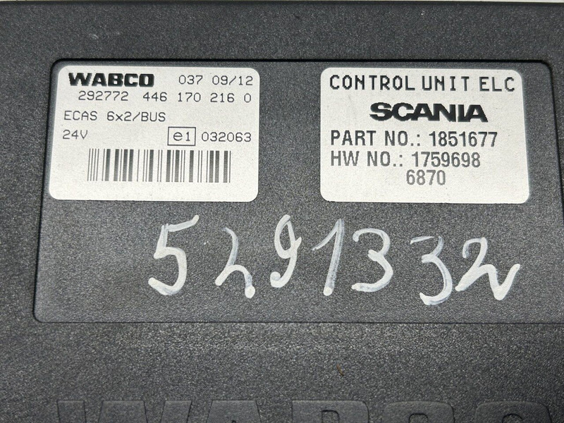 Wabco ECAS control unit - Styreenhet for Lastebil: bilde 3 Wabco ECAS control unit - Styreenhet for Lastebil: bilde 3