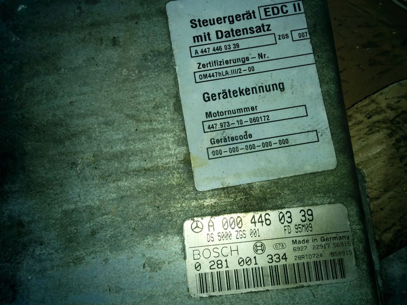 Mercedes-Benz EDC - Styreenhet: bilde 2 Mercedes-Benz EDC - Styreenhet: bilde 2