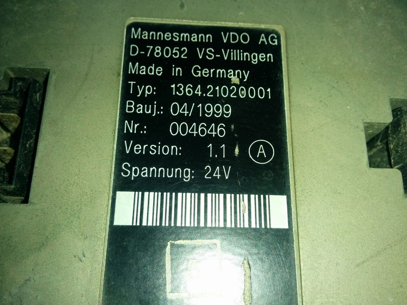 Neoplan MUX2-B - Styreenhet: bilde 2 Neoplan MUX2-B - Styreenhet: bilde 2