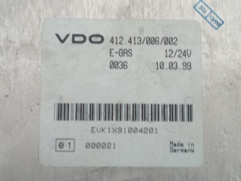 Scania VDO 412.413\006\002 . 412.413/006/005 - Styreenhet: bilde 1 Scania VDO 412.413\006\002 . 412.413/006/005 - Styreenhet: bilde 1