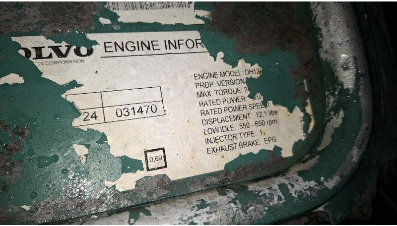 Volvo DH12D 420EC01. DH12E340EC06 . - Motor: bilde 4 Volvo DH12D 420EC01. DH12E340EC06 . - Motor: bilde 4
