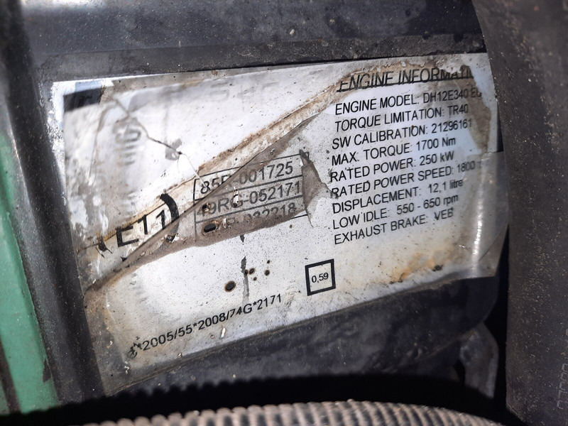 Volvo DH12E340EC06 . DH12D 340. - Motor: bilde 3 Volvo DH12E340EC06 . DH12D 340. - Motor: bilde 3