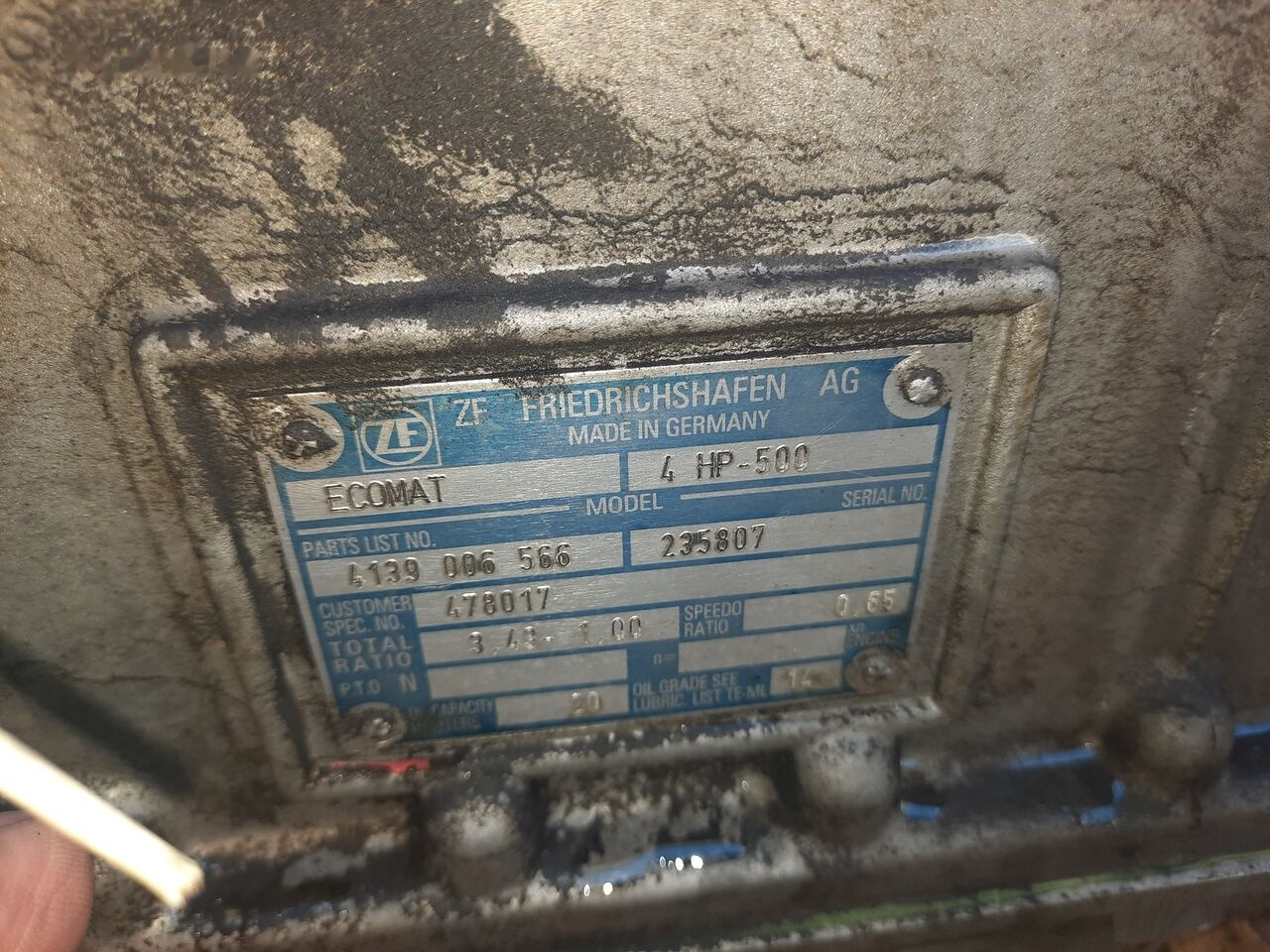 ZF 5HP 590 .5HP602c. 5HP502C . 5HP500 .4HP500 / dlya Mersede Scania Volvo B 6 - Girkasse for Buss: bilde 2 ZF 5HP 590 .5HP602c. 5HP502C . 5HP500 .4HP500 / dlya Mersede Scania Volvo B 6 - Girkasse for Buss: bilde 2