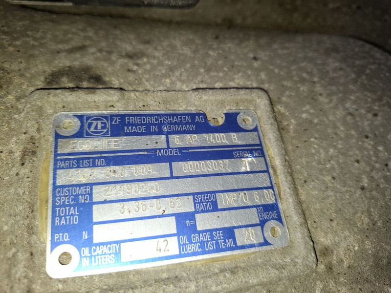 ZF 6070-054-023 - Girkasse: bilde 5 ZF 6070-054-023 - Girkasse: bilde 5