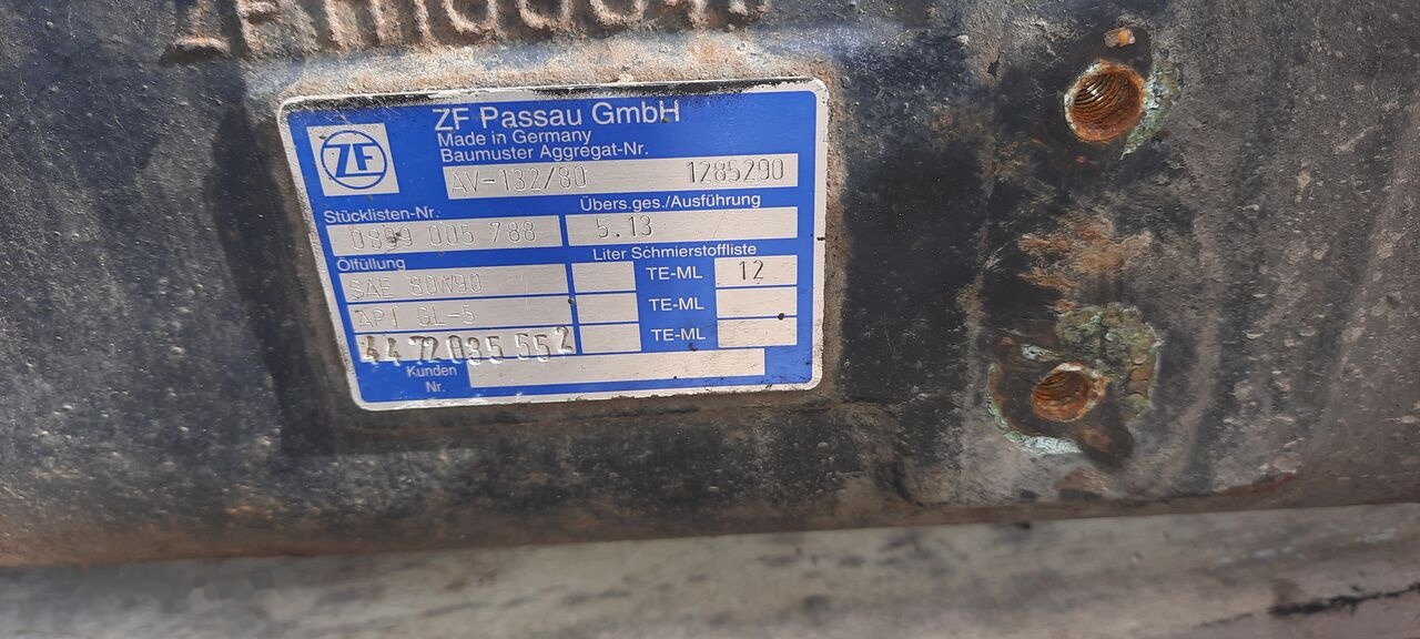 ZF Eaton Neoplan 660.4.22 Mersedes 407. Citara-2.84 DAF-1339G.2.93 Scania - Bakaksel for Buss: bilde 1 ZF Eaton Neoplan 660.4.22 Mersedes 407. Citara-2.84 DAF-1339G.2.93 Scania - Bakaksel for Buss: bilde 1