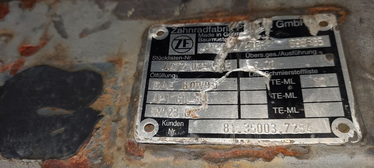 ZF Eaton Neoplan 660.4.22 Mersedes 407. Citara-2.84 DAF-1339G.2.93 Scania - Bakaksel for Buss: bilde 3 ZF Eaton Neoplan 660.4.22 Mersedes 407. Citara-2.84 DAF-1339G.2.93 Scania - Bakaksel for Buss: bilde 3