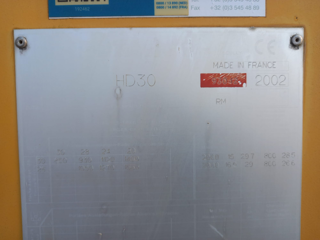 Potain - Selvreisende kran: bilde 1 Potain - Selvreisende kran: bilde 1