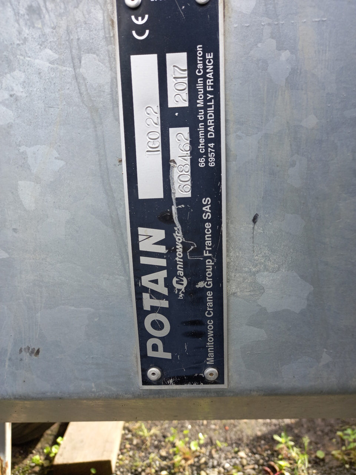 Selvreisende kran Potain IGO 22: bilde 7