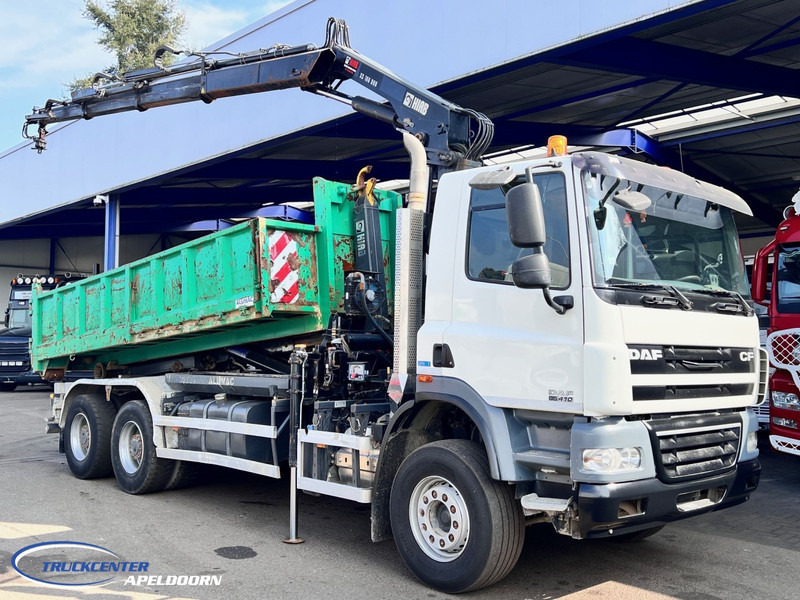DAF CF 85.410 ATE, Hiab 166, 6x4 Steel spring - Tippbil, Kranbil: bilde 1 DAF CF 85.410 ATE, Hiab 166, 6x4 Steel spring - Tippbil, Kranbil: bilde 1