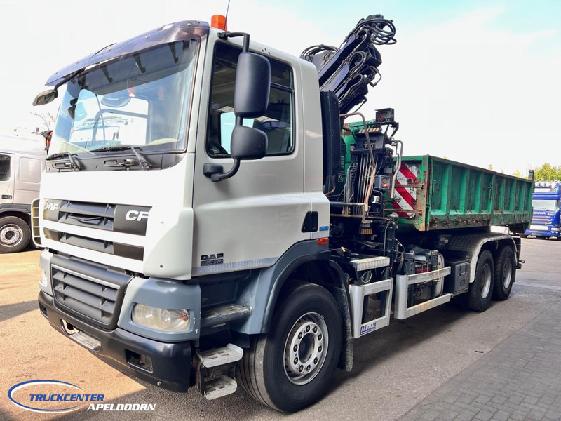 DAF CF 85.410 ATE, Hiab 166, 6x4 Steel spring - Tippbil, Kranbil: bilde 3 DAF CF 85.410 ATE, Hiab 166, 6x4 Steel spring - Tippbil, Kranbil: bilde 3