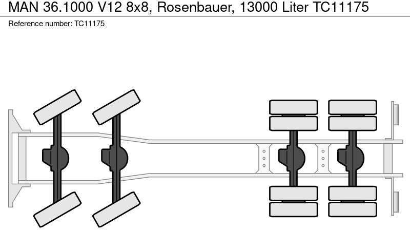 Leie MAN 36.1000 V12 8x8, Rosenbauer, 13000 Liter MAN 36.1000 V12 8x8, Rosenbauer, 13000 Liter: bilde 11