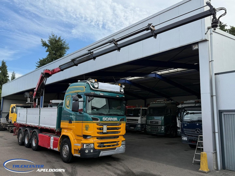 Scania R580 V8 8x4 Reduction axles, HMF 2620 K5 - Tippbil, Kranbil: bilde 1 Scania R580 V8 8x4 Reduction axles, HMF 2620 K5 - Tippbil, Kranbil: bilde 1