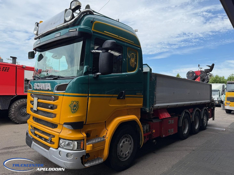 Scania R580 V8 8x4 Reduction axles, HMF 2620 K5 - Tippbil, Kranbil: bilde 3 Scania R580 V8 8x4 Reduction axles, HMF 2620 K5 - Tippbil, Kranbil: bilde 3