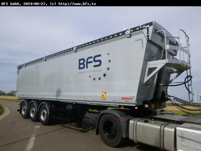 Benalu BULKLINER S 52 m³ Alu-Kastenmulde, Kombiklappe - Tippsemi: bilde 1 Benalu BULKLINER S 52 m³ Alu-Kastenmulde, Kombiklappe - Tippsemi: bilde 1
