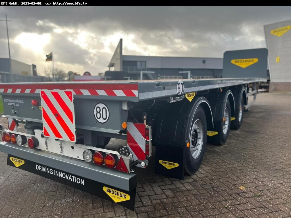 Broshuis Telesattel 1x ausziehbar 3-Achs Telesattel Leich - Åpen semitrailer: bilde 1 Broshuis Telesattel 1x ausziehbar 3-Achs Telesattel Leich - Åpen semitrailer: bilde 1