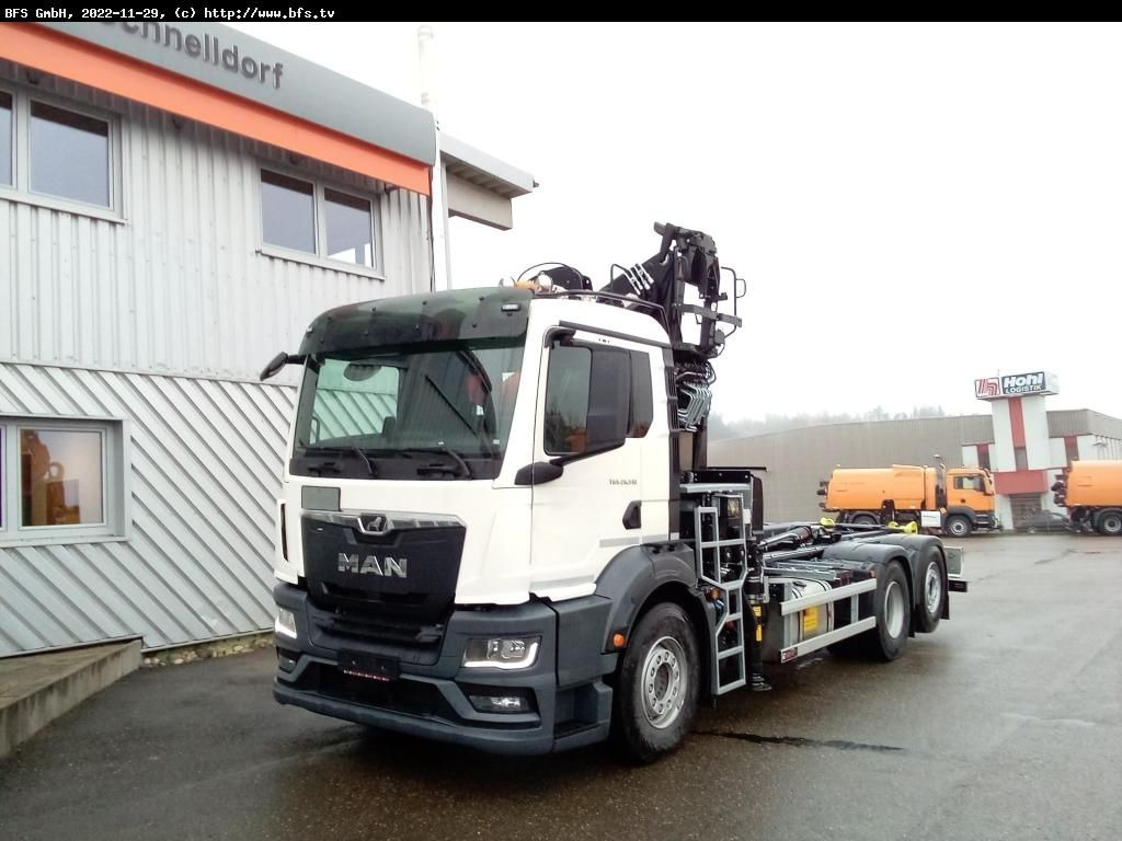 MAN TGS (TG3) 26.510 6x2-4 BL Recyclingkran - Krokbil: bilde 1 MAN TGS (TG3) 26.510 6x2-4 BL Recyclingkran - Krokbil: bilde 1