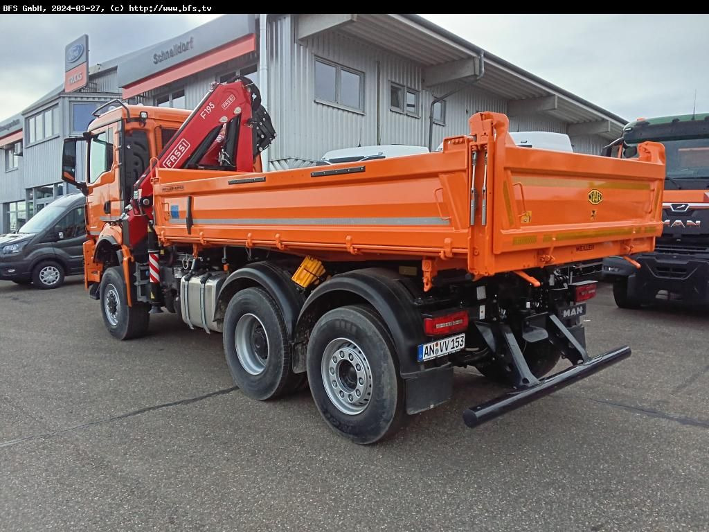 MAN TGS (TG3) 28.510 6x4-4 BL CH WiDi Fassi 15mt - Tippbil: bilde 3 MAN TGS (TG3) 28.510 6x4-4 BL CH WiDi Fassi 15mt - Tippbil: bilde 3
