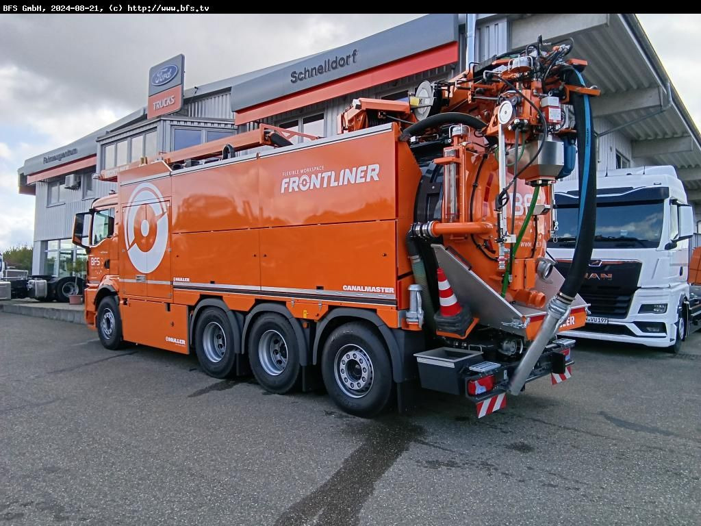MAN TGS (TG3) 35.510 8x4-4 BL CH MÜLLER Canalmaster - Vakuum lastebil: bilde 3 MAN TGS (TG3) 35.510 8x4-4 BL CH MÜLLER Canalmaster - Vakuum lastebil: bilde 3